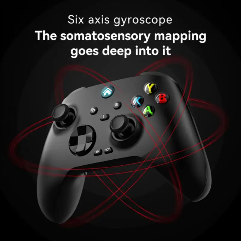 

Wireless BT Gamepad Mechanical Game Controller PC Hall Trigger 3D Gyroscope Joystick for PC Computer Windows 7 10 11