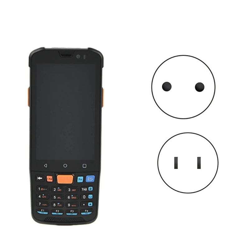 Android 11  Data Collector Wireless Wifi Terminal 1D 2D QR Barcode Scanner 3+32 With Charger 4G Device For Warehouse EU Plug 4