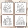 30 Sheet Adult Drawing Book-,8.3x 8.3 inch 100gsm thick paper for soothing, anxiety and more, perfect for many holiday gifts! 5