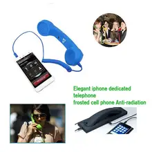  9 Colours 3.5mm Universal Phone Telephone Radiation-proof Receivers Cellphone Handset Classic Headphone MIC Microphone 