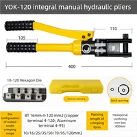 Pince à sertir hydraulique 6-120 mm2 YQK-120 pression 8T outils hydrauliques domestiques pince hydraulique bricolage pince à sertir Terminal de câble 6