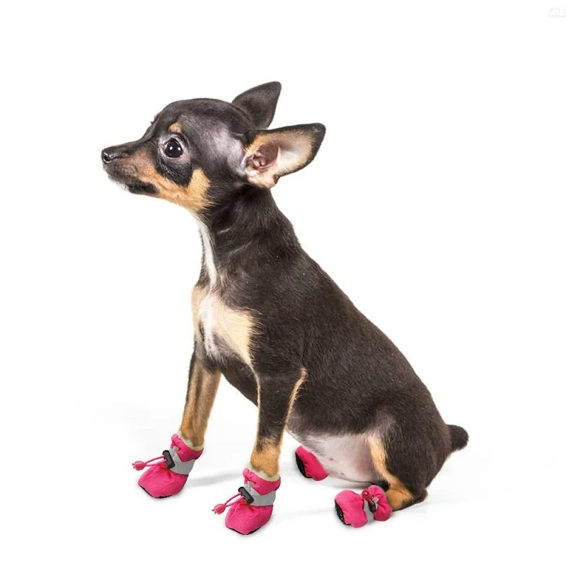 Anti-slip Rain Boots For Small Dogs And Cats (4Pcs/Set)