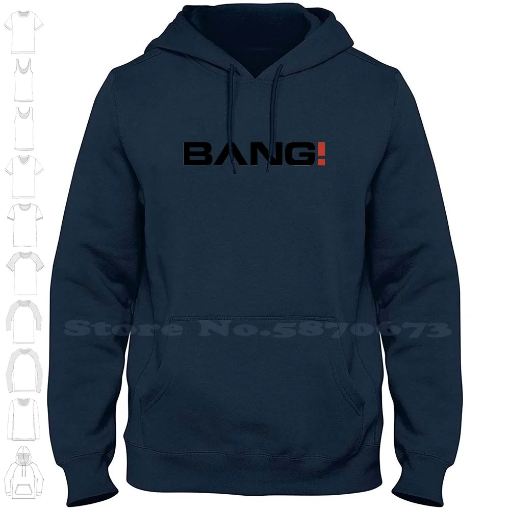 

Bang! Logo Unisex Clothing 100% Cotton Sweatshirt Printed Brand Logo Graphic Hoodie
