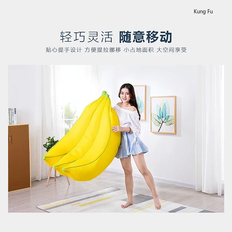 Lazy Minimalist Sofa Nordic Style Halloween Yellow Bean Bag Sofa Modern Reading Tatami Unique Bedroom Furniture