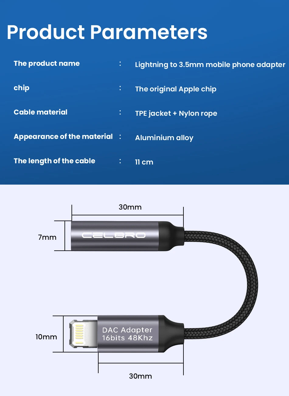 Iphone Lightning 3.5 Mm Headphone Jack Adapter  Apple 3.5 Mm Jack Lightning  - Iphone - Aliexpress