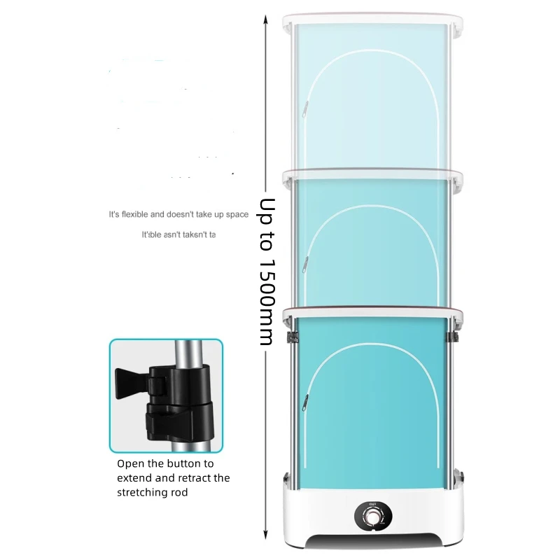 Folding Clothes Dryer Dormitory Quick-drying Clothes Hanger Portable Home Small Dryer Clothes Air-drying Magic Device 5