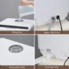 Portable Dishwasher,Countertop Dishwasher with 5L Water Tank,5 Programs, Dual Sprays,149℉ High Temp & Air Dry, Mini Dishwasher 6