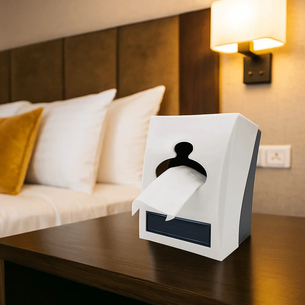 Creative Multi-Functional Napkin Holder Plastic Non-slip Tissue Dispenser Stable Toothpick Box Commercial Setting