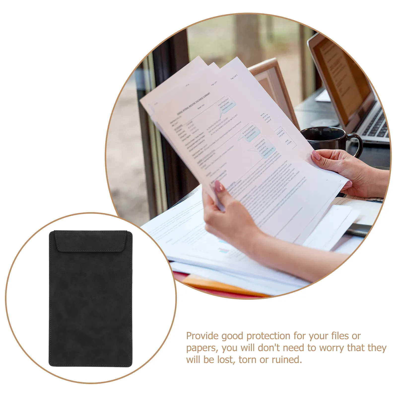 다기능 필기 클립보드 파일 홀더 보드 회의 문서 클립 사무용 종이 정리함 메뉴 홀더