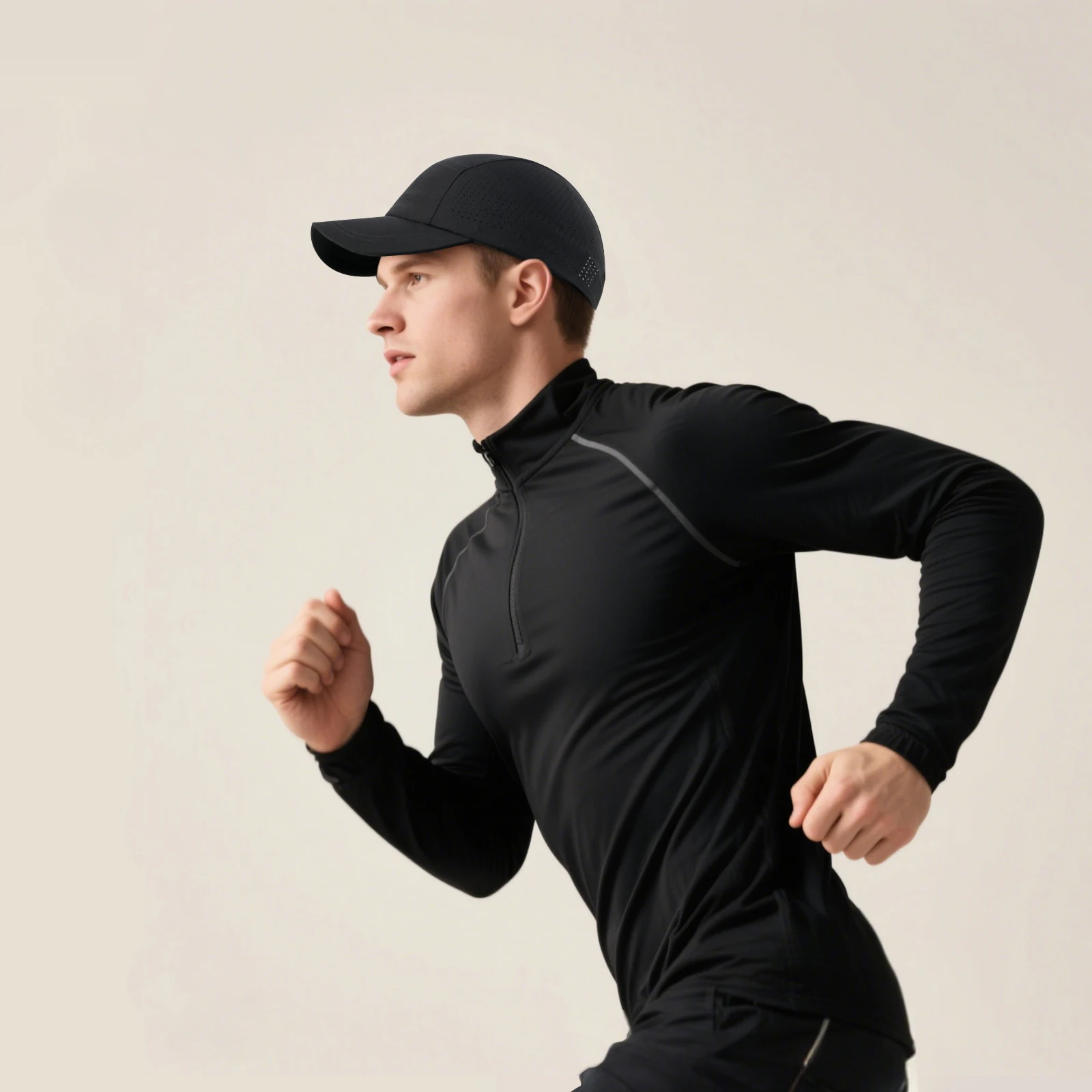BOTVELA Cooling Performance Hat Unisex unstrukturierte Baseballkappe mit gebogener Krempe für Workouts – Detail 7
