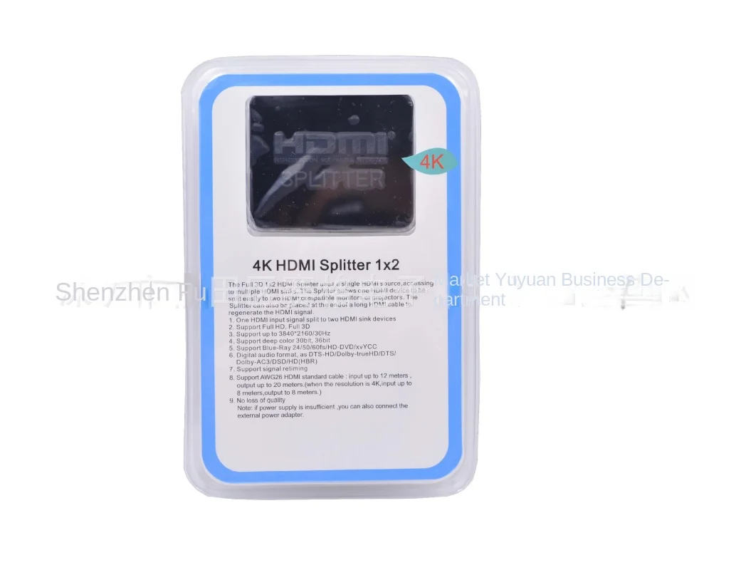 

Разветвитель 4K2K HDMI 1x2-распределитель HDMI высокой четкости 1 вход 2 выход