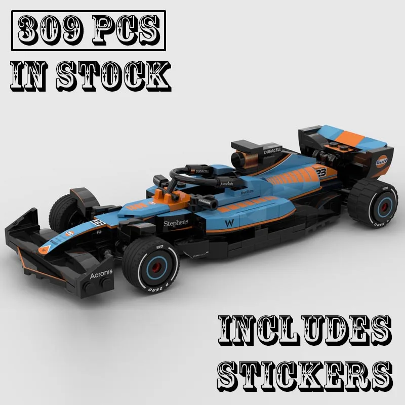 

Новинка, модель Testarossa MOC-160349 F1, модель детской команды, модель 1, Строительный набор, строительные блоки, кирпичи, детские игрушки, подарки на день рождения