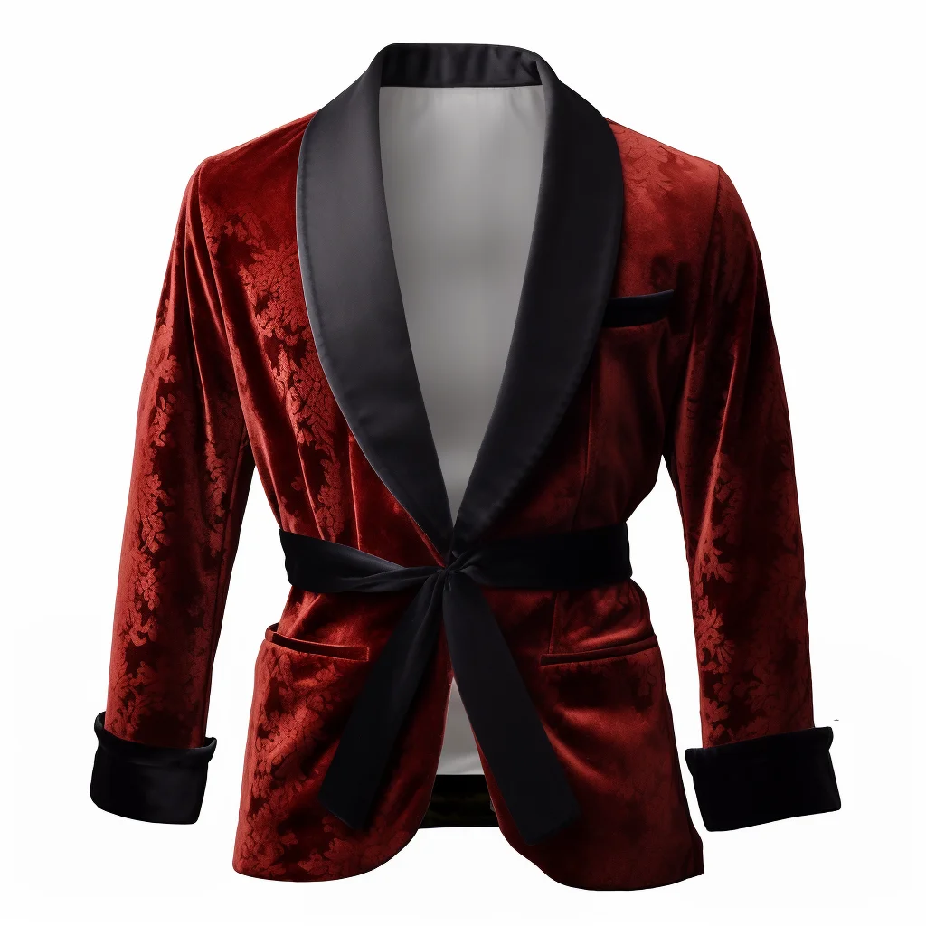 

Men's Vintage Velvet Smoking Jacket