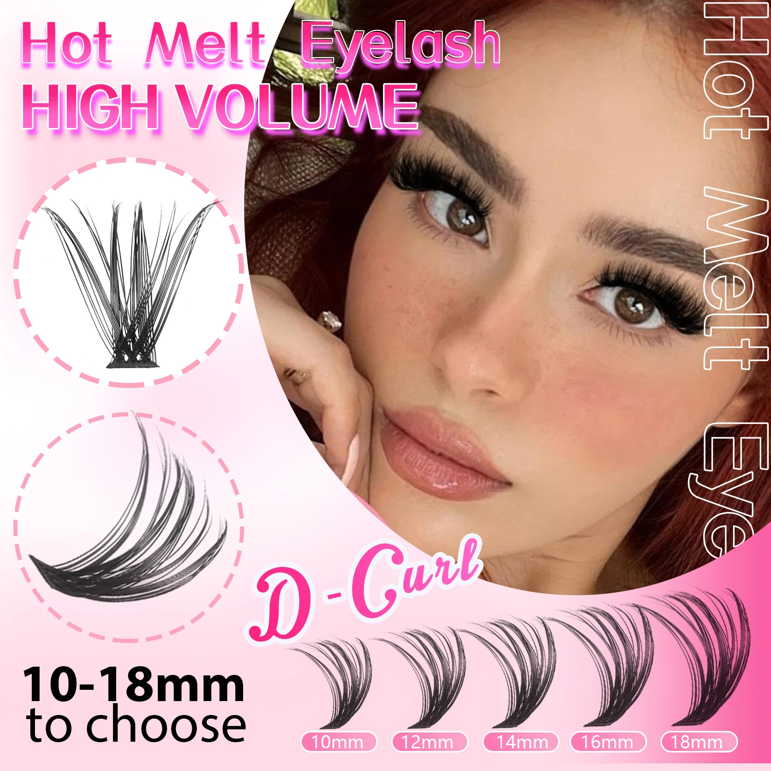 Cluster Lashes Kit 320/600/790 Mix-and-Match Lengths for Daily Party