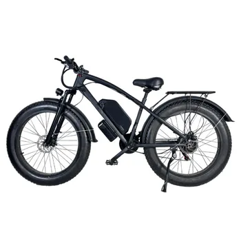 Bicicletta Elettrica a Due Ruote da 26 Pollici, 25km/h, per Pendolarismo Quotidiano, Batteria Non Inclusa
