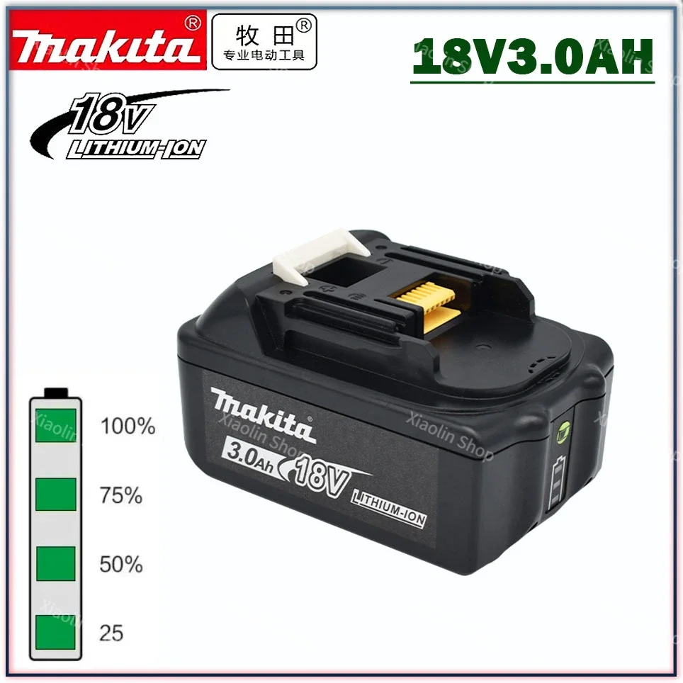 

3000mAh makita 100% original 18V Makita lithium-ion rechargeable power tool 18V replacement battery BL1860 BL1830 BL1850 BL1860B