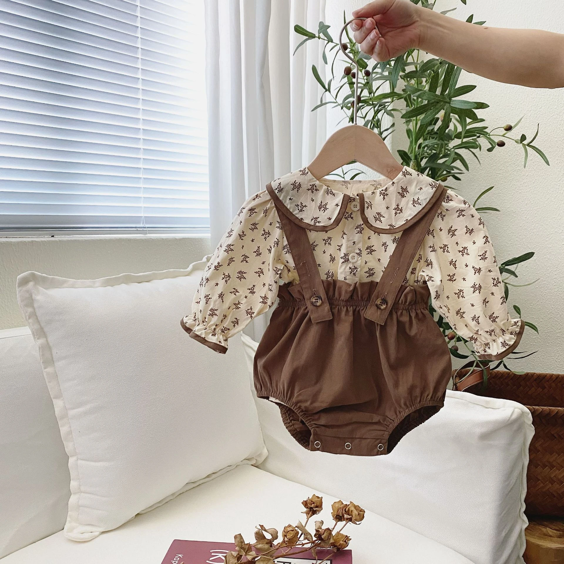 3046C Baby Girl Clothing Set Autumn 2022 Korean Girl's Two Piece