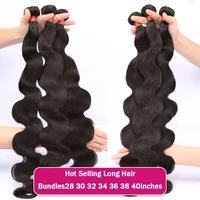 Rosabeauty 30 40 pouces Body Wave 2 3 4 5 Bundles Cheveux Humains Brésiliens Remy Non Traités Ondulés Double Drawn Extensions à Tisser 2