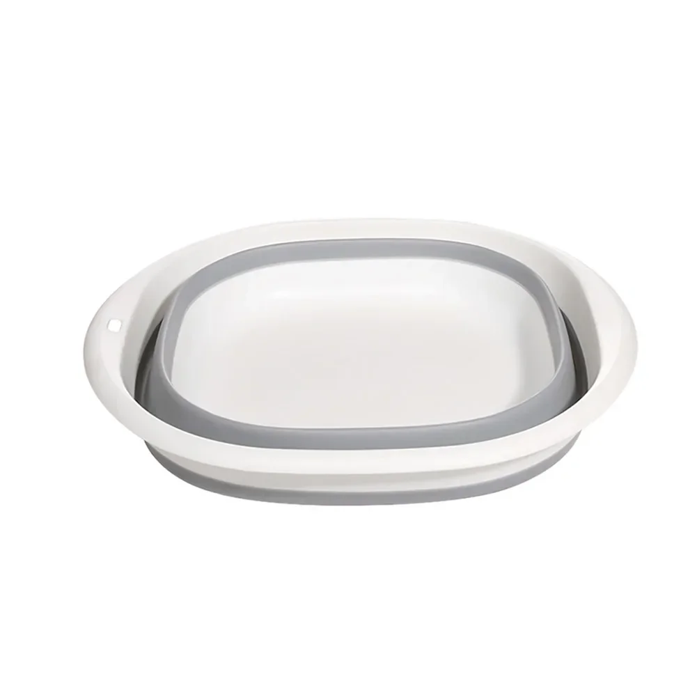 Portable Plastic Folding Wash Basin - Travel Laundry Tub for Home  Baby Bath