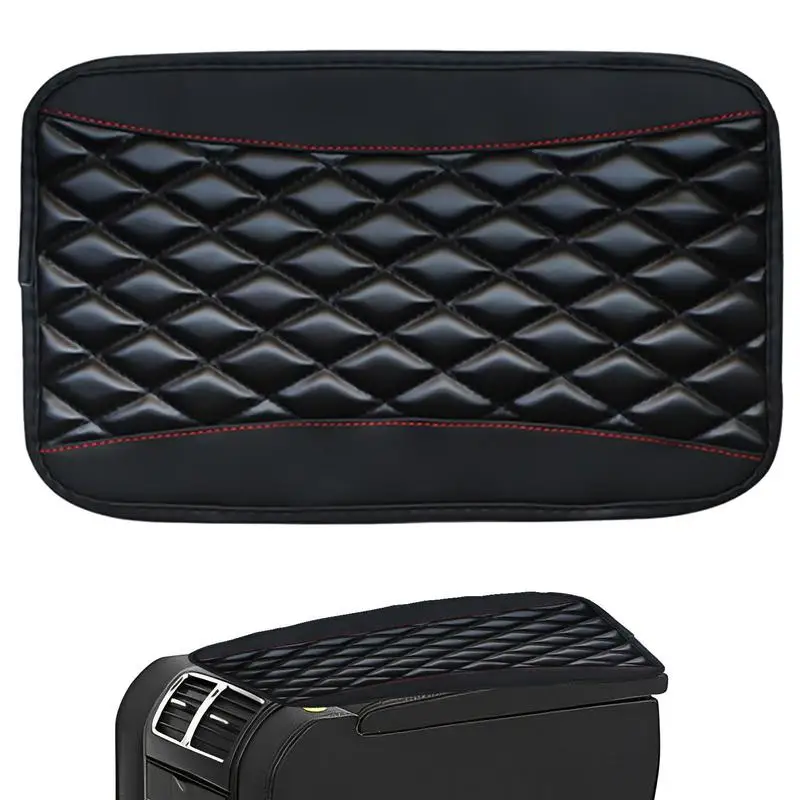 

Car Console Covers Auto Center Console Pad Car Interior Accessories PU Leather Auto Arm Rest Cushion Covers Protector For Most