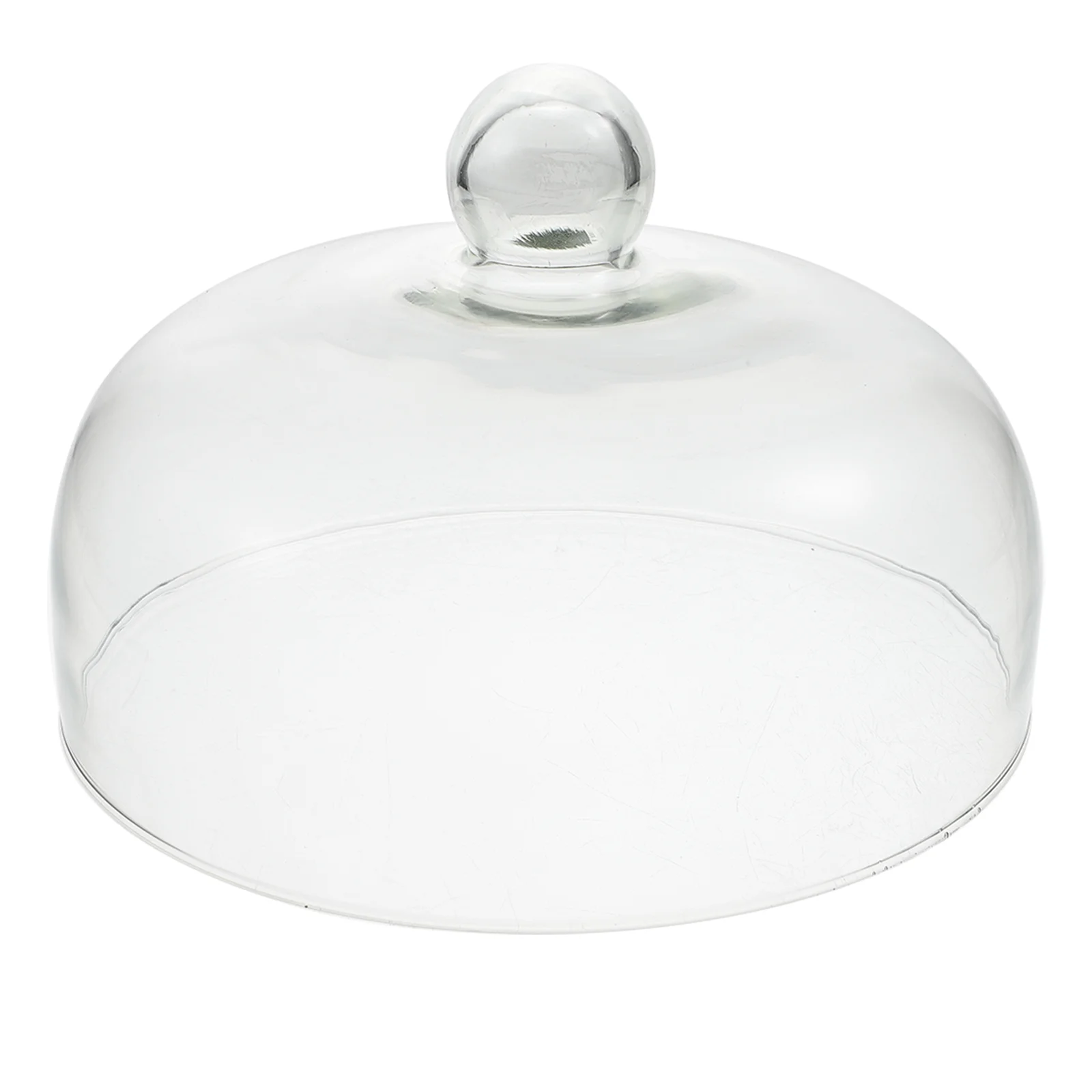 

Cake Preservation Cover Glass Food Transparent Bakery Pastry Shade Insect-proof Round Tray