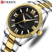 CURREN 8453 Classic Men's Quartz Watch Brand Fashion Luminous Stainless Steel Waterproof Casual Clock Business Watches for Men 1