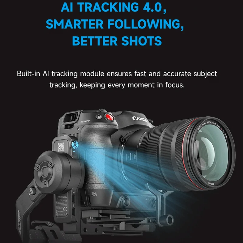 FeiyuTech SCORP-C 2 Gimbal Camera Stabilizer For DSLR&Mirrorless 3.5kg Payload, AI Tracking, Native Vertical Shooting_voghion.com
