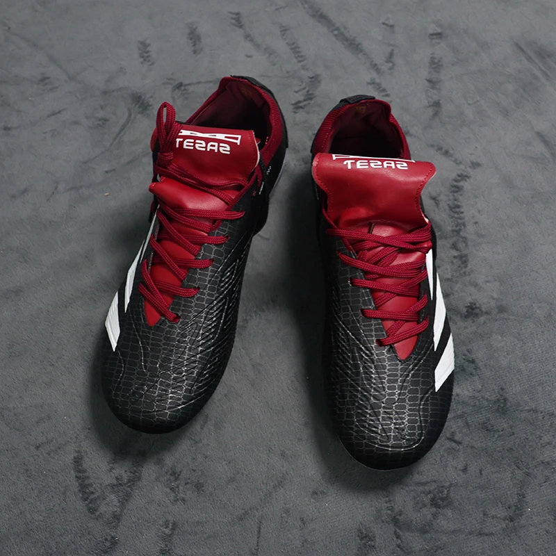 Description Picture 6 of item2460FG High Quality Mens Soccer Shoes Non-Slip Turf Soccer Cleats for Kids TF/FG Training Football Boots Chuteira Campo 35-45
