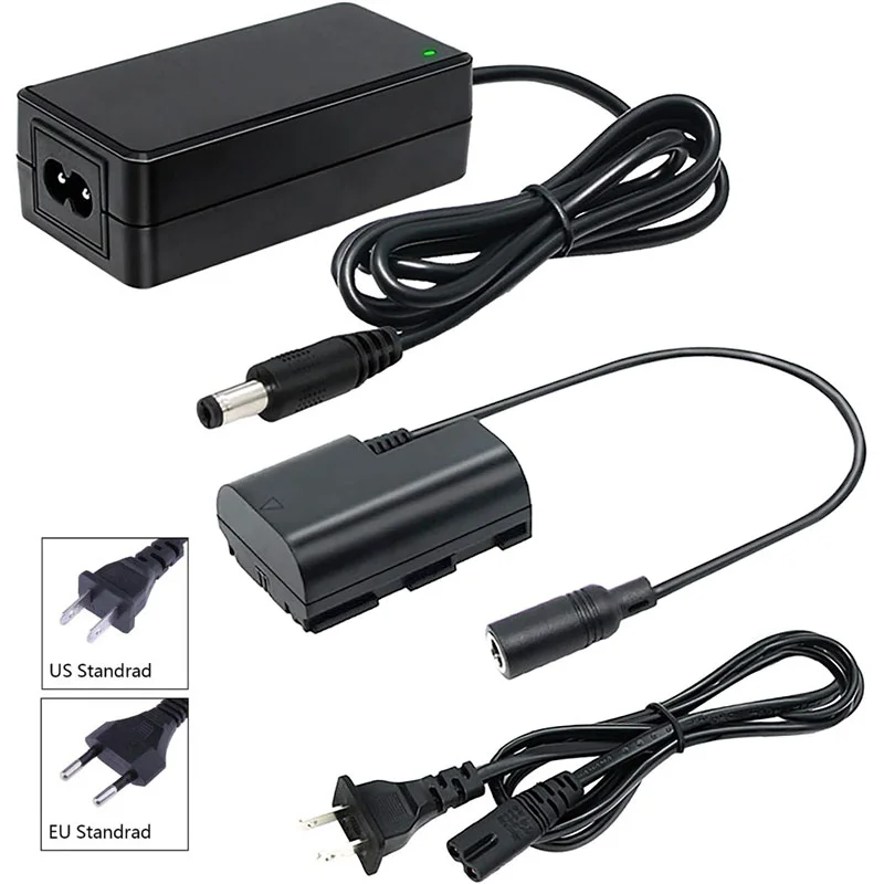 

LP-E6 LP-E6N Dummy Battery ACK-E6 AC Power Adapter DR-E6 DC Coupler for Canon EOS R R5 R6 R7,80D 70D 60D 90D,5D Mark II III IV,6