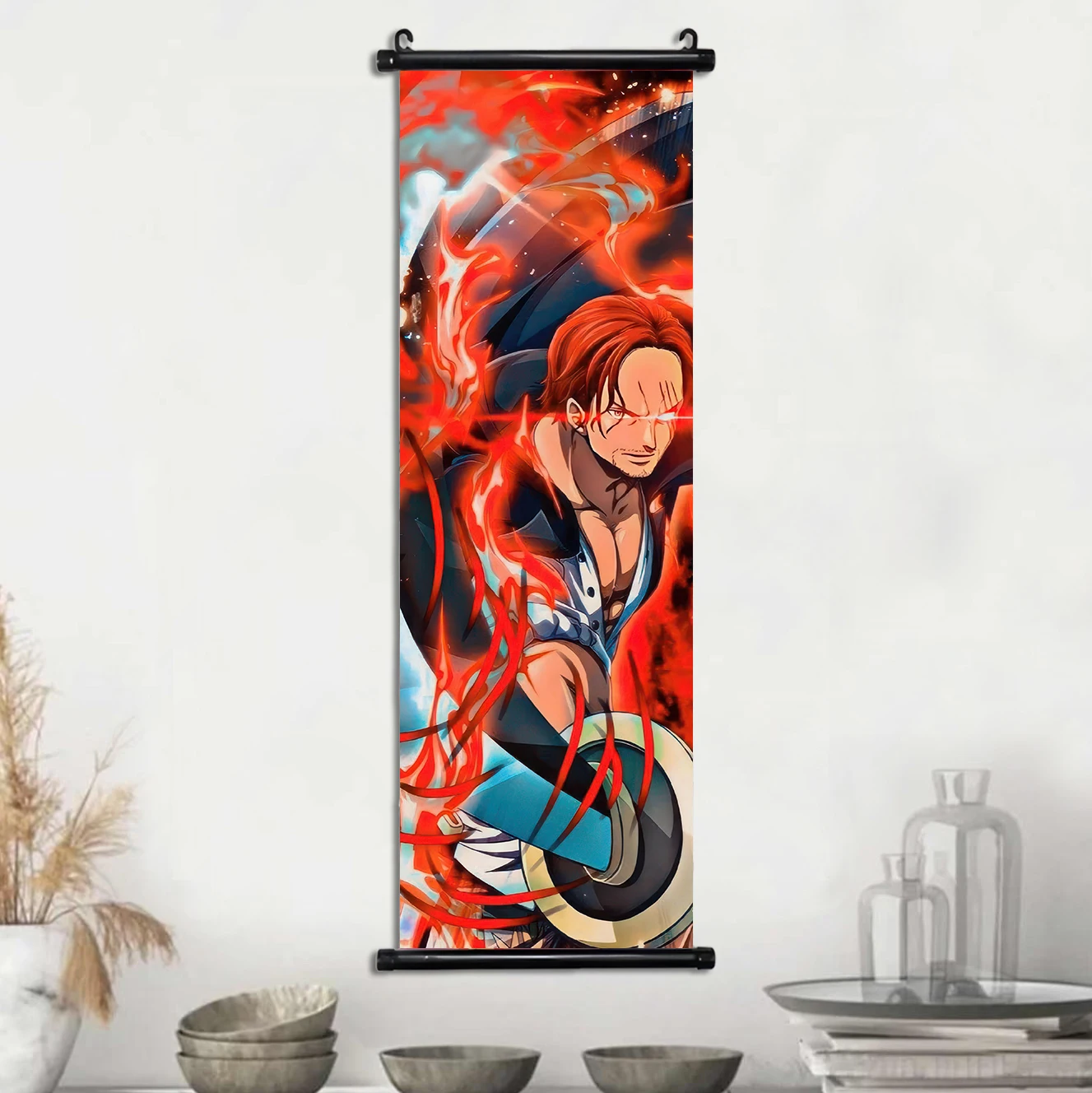 thumbnail image 1 of Póster de Anime ONE PIECE, Sanji, Roronoa Zoro, lienzo, pintura de Luffy, arte de Nami, impresión, decoración de habitación de niños, mural para colgar pergaminos, 1 of 5