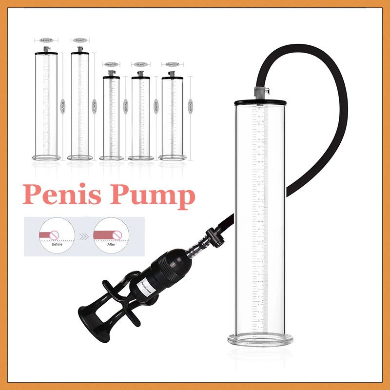 New VX4 Male Penis Pump Manual Massager Penile Enlarger Vacuum Pump