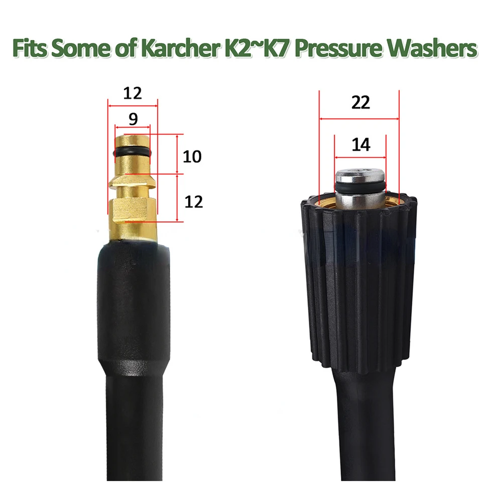 ケルヒャー用高圧水鉄砲,液体ノズルキット付き高圧スプレーガン,クイックリリース,4000psi