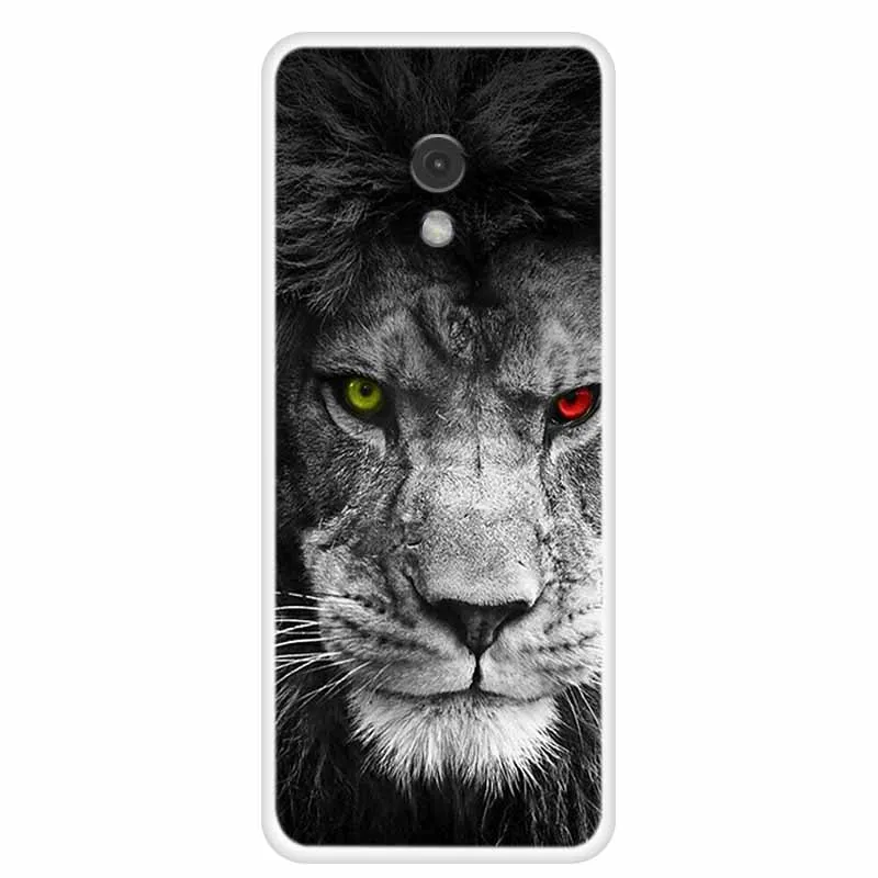 Wolf and Lion Clear TPU Silicone Soft Phone Case - Cute Back Cover