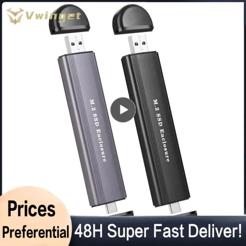 솔리드 스테이트 드라이브 케이스, M2 SSD 케이스, NVMe USB C 타입 Gen2, 10Gbps PCIe SSD 인클로저, M.2 NVMe 인클로저, M.2 SATA NGFF, 6Gbps