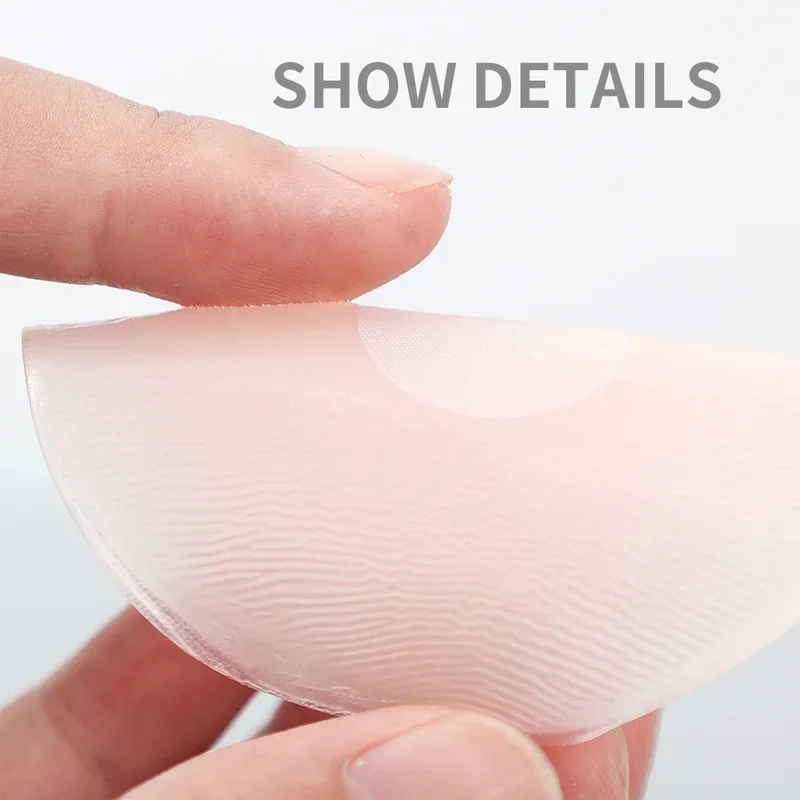 Cache-tétons Auto-adhésifs Réutilisables En Silicone Et Métal - Forme Cœur/pétales - Pour Robes Sans Bretelles, Maillots