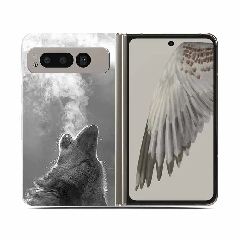 Clear Shockproof Hard Plastic Phone Case for Foldable Devices - 7.6 Protective Back Cover
