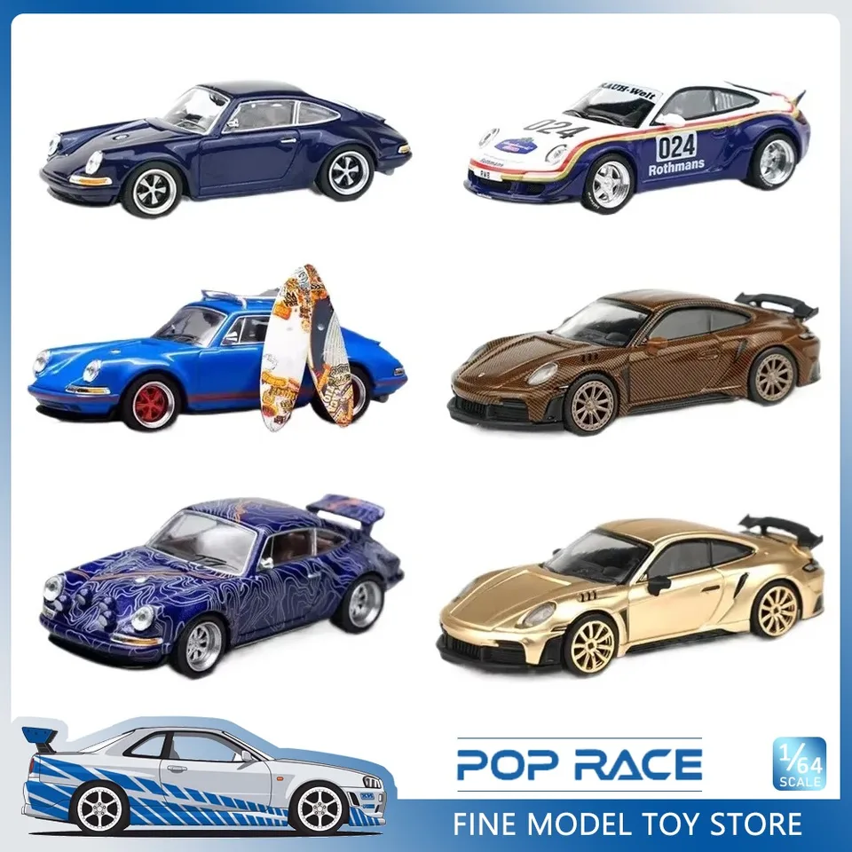 POP RACE 1:64 Porsche SINGER 964 Targa RWB 997 992 Original True