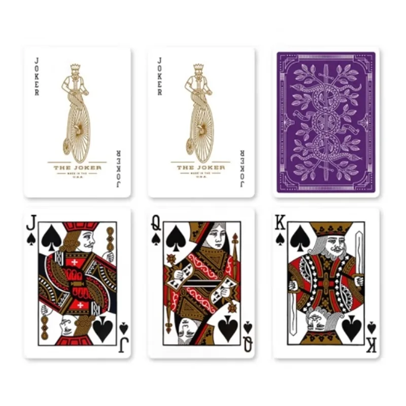 Purple Monarch Playing Cards by Theory11 Monarchs Deck USPCC Poker Magic Card Games Magic Tricks Props for Magician