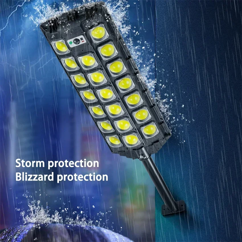 713COB Outdoor Powerful Solar Lights Lighting House Country Garden Wall Lamp Motion Sensor Waterproof 598 LED Solar Street Light 4