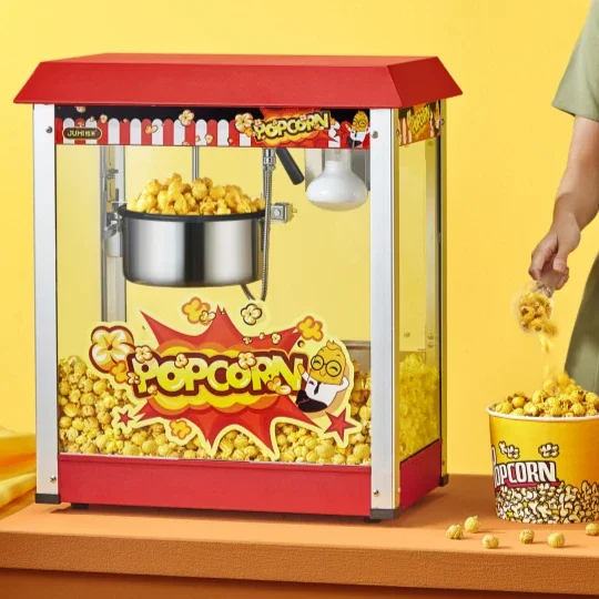 Popcorn machine fully automatic commercial ball-shaped butterfly electric heating popcorn machine 2
