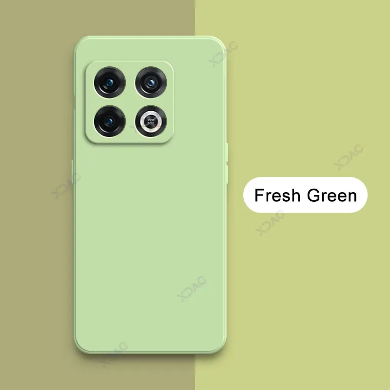 Luxury Liquid Silicone Phone Case with Double Liner Soft Bag – Square Design