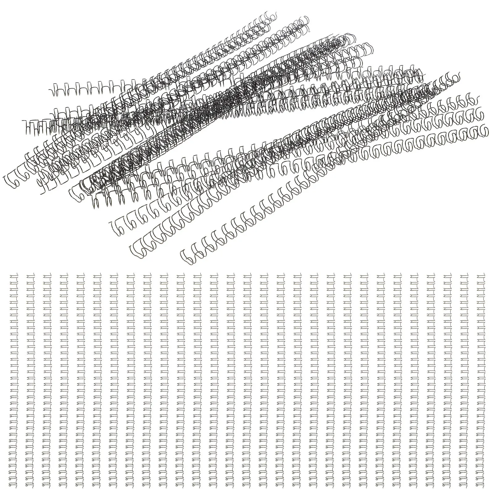 100Pcs 루스 리프 노트북, 다이어리, 플래너, 스크랩북 DIY, 책 제본용 전문 금속 바인더 링, 유연하고 재사용 가능
