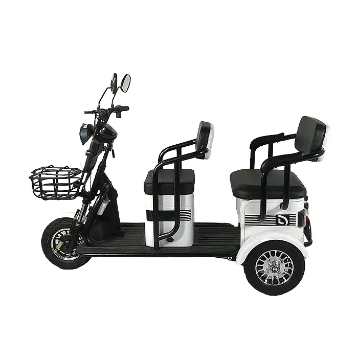 Hot Sell 3 Wheel Electric Bicycle Electric Tricycle With Passenger Seat Three Wheels Tricycle For Adult