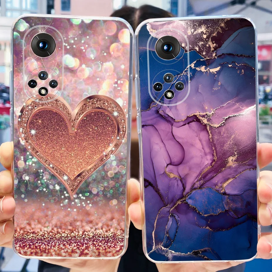 Clear Silicone Soft Slim Phone Case with Fashion Painted Design