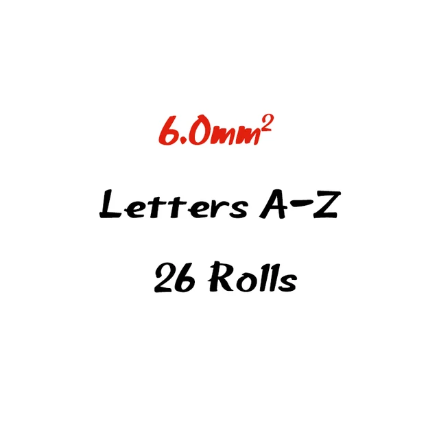 6mm A-Z