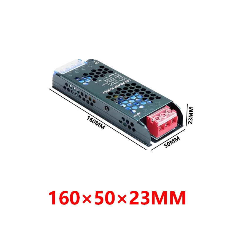 Universal LED Power Supply Transformer, AC to DC, Multiple Voltage Options, 60W to 400W, Suitable for LED Lighting Applications