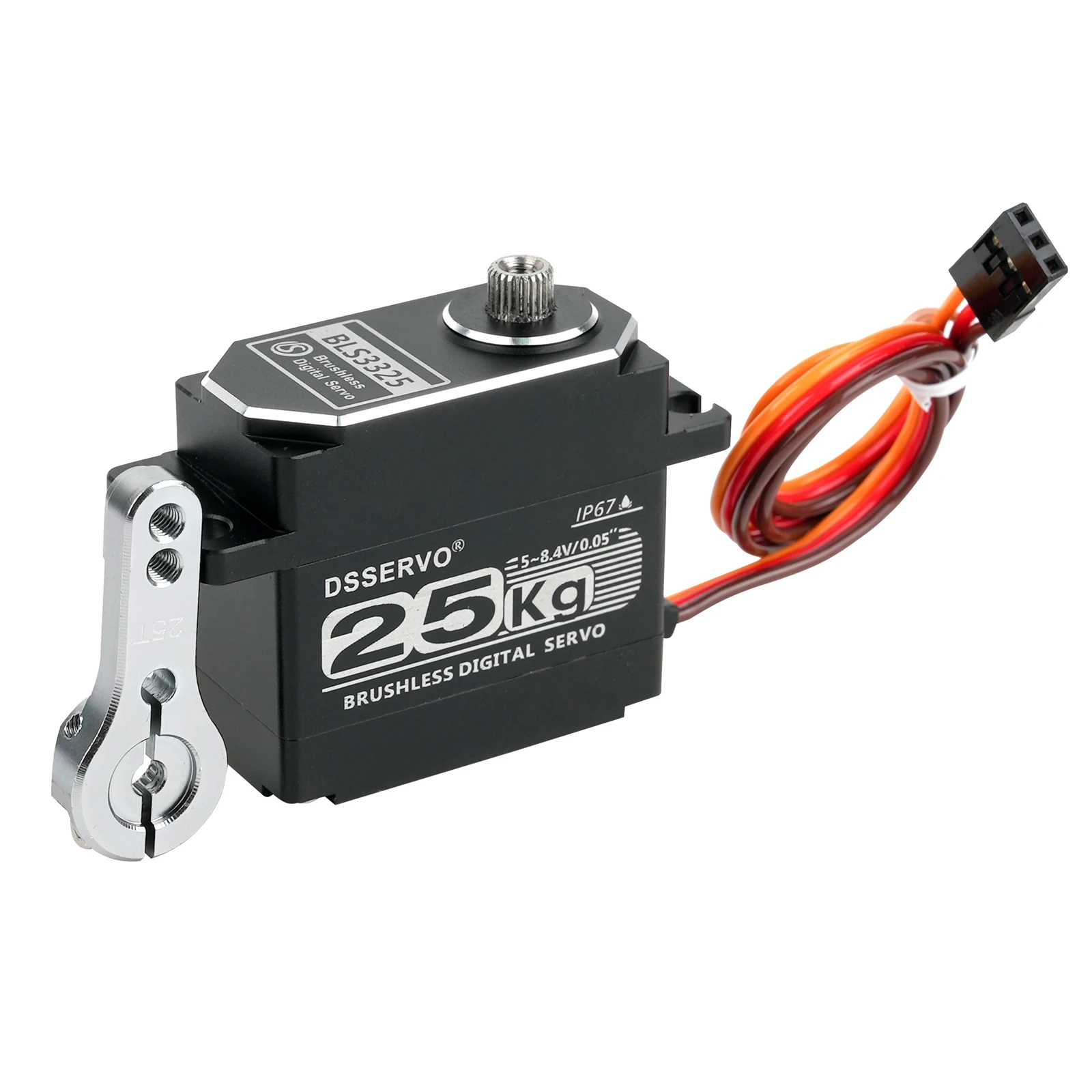 25KG BLS3325 Digital Servo Motor All-Metal 180/270/360 7.4V