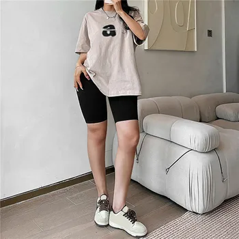Women Yoga Sports Shorts High Waist Fitness Shorts Casual Streetwear Short Trousers Female Tight Shorts For Ladies Workout Pants 5