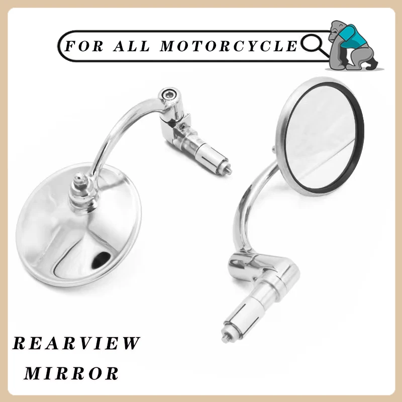 

Регулируемое синее зеркало заднего вида из нержавеющей стали с ЧПУ, модифицированное для мотоцикла Crown Prince