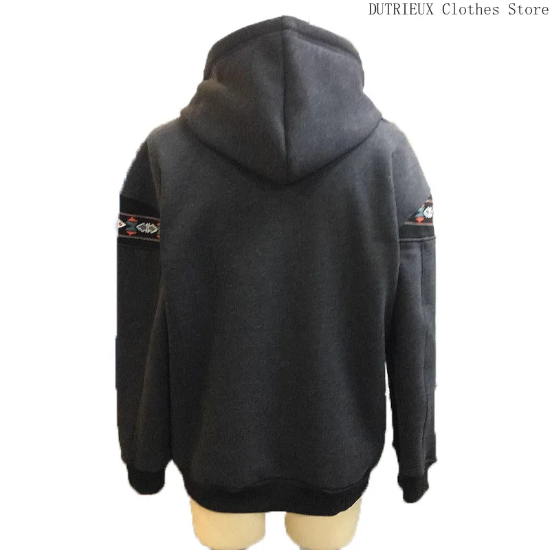 Felpa con cappuccio da uomo casual retrò nuova autunno e inverno, felpa con cappuccio di marca di moda allentata oversize, felpa da uomo hip-hop di moda di strada 5